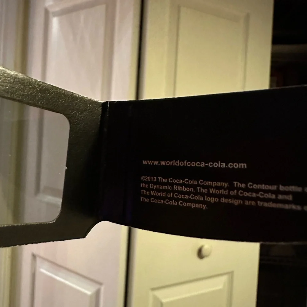 4D glasses - COCA COLA